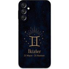 Galaxy A35 Uyumlu Ikizler Burcu Desenli Telefon Kılıfı + Ekran Koruyucu - 5770