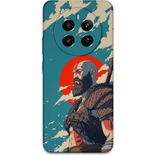 Realme 12 Plus Uyumlu Kratos Desenli Telefon Kılıfı + Ekran Koruyucu - 5824