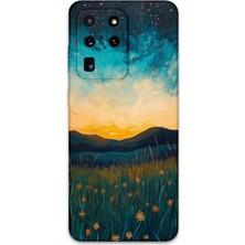 Galaxy S20 Ultra Uyumlu Uzay Desenli Telefon Kılıfı + Ekran Koruyucu - 5871
