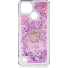 Realme C21 Kılıf Joec Milce Kapak-Pembe