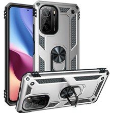 Xiaomi Redmi K40 Kılıf Joec Vega Kapak-Gri