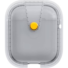 Airpods Uyumlu Joec Airbag 33 Darbelere Karşı Dayanıklı Magnetik Kılıf-Gri