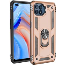 Oppo Reno 4 Lite Kılıf Joec Vega Kapak-Gold