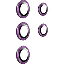 Galaxy S22 Ultra Uyumlu Joec Kamera Lens Koruyucu-Derin Mor