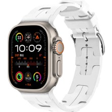 Watch Ultra 49MM Krd-92 Uyumlu Kordon Joec - Beyaz