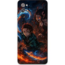 Galaxy S20 Fe Uyumlu Anime Desenli Telefon Kılıfı + Ekran Koruyucu - 5745