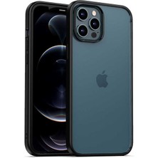 iPhone 12 Pro Max Kılıf Joec Hom Silikon-Siyah