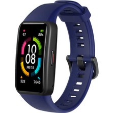 Huawei Band 6 Uyumlu Krd-47 Uyumlu Kordon Joec - Lacivert
