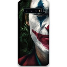 Galaxy S10 Plus Uyumlu Joker Desenli Telefon Kılıfı + Ekran Koruyucu - 5827
