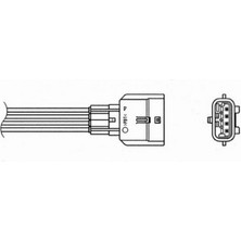 Oksijen Sensörü OZA624-E4 [ Vw Caddy Ii, Golf I-Ii-Iii-Iv, Passat, Polo, Audi A4, A6, Seat Cordoba, Ibiza, Toledo ] Dpmah