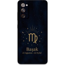 Galaxy S20 Fe Uyumlu Başak Burcu Desenli Telefon Kılıfı + Ekran Koruyucu - 5773