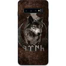 Galaxy S10 Plus Uyumlu Türk Desenli Telefon Kılıfı + Ekran Koruyucu - 5853