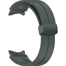 Galaxy Watch 4 44MM Uyumlu Krd-84 Uyumlu Kordon Joec - Koyu Gri