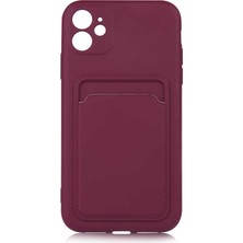 iPhone 12 Kılıf ​​tlzn Ofix Kapak-Mürdüm