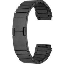 Xiaomi Amazfit Pace Uyumlu Krd-82 22MM Metal Kordon Joec - Siyah