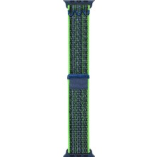 Watch 10 42MM Uyumlu Krd-91 Hasır Kordon Strap Kayış-Yeşil