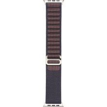 Watch Ultra 49MM Uyumlu Krd-74 Hasır Kordon Joec - Koyu Mor