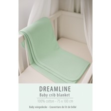 Dreamline %100 Pamuk Bebek Karyola Battaniyesi 75x100 Açık Yeşil
