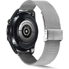 Galaxy Watch 46MM Uyumlu Krd-45 22MM Metal Kordon Joec - Gümüş