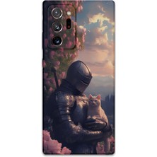 Galaxy Note 20 Ultra Uyumlu Retro Desenli Telefon Kılıfı + Ekran Koruyucu - 5845