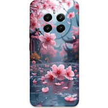 Realme 12 Pro Plus Uyumlu Çiçek Desenli Telefon Kılıfı + Ekran Koruyucu - 5794