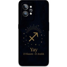 Realme Gt 2 Uyumlu Yay Burcu Desenli Telefon Kılıfı + Ekran Koruyucu - 5776