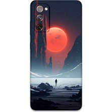 Galaxy S20 Fe Uyumlu Uzay Desenli Telefon Kılıfı + Ekran Koruyucu - 5861