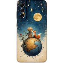 Galaxy S21 Fe Uyumlu Çizgi Film Desenli Telefon Kılıfı + Ekran Koruyucu - 5823