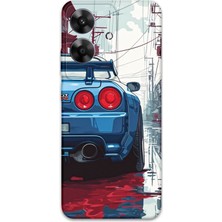 Realme Note 60 Uyumlu Araba Desenli Telefon Kılıfı + Ekran Koruyucu - 5761