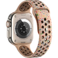 Watch Ultra 49MM Kordon Yeni Seri 2023 Krd-02 Uyumlu Strap Kayış Joec - Krem