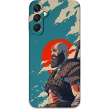 Galaxy A54 Uyumlu Kratos Desenli Telefon Kılıfı + Ekran Koruyucu - 5824