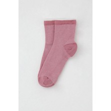 Katamino Kız Çocuk Soket Çorap Basic 7-16 Yaş, Gülkurusu