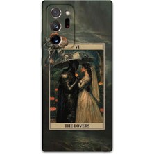 Galaxy Note 20 Ultra Uyumlu Retro Desenli Telefon Kılıfı + Ekran Koruyucu - 5846