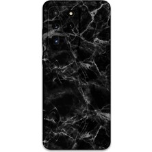Galaxy S20 Ultra Uyumlu Mermer Desenli Telefon Kılıfı + Ekran Koruyucu - 5815