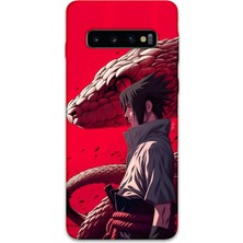 Galaxy S10 Plus Uyumlu Anime Desenli Telefon Kılıfı + Ekran Koruyucu - 5746