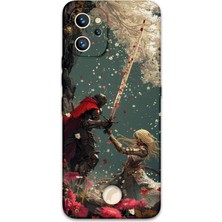 Reeder S19 Max Pro Uyumlu Retro Desenli Telefon Kılıfı + Ekran Koruyucu - 5838