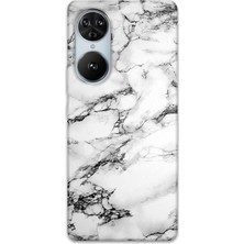 Reeder S19 Max Pro S Edge Uyumlu Mermer Desenli Telefon Kılıfı + Ekran Koruyucu - 5817