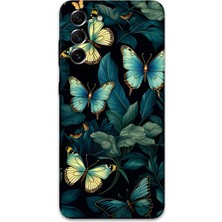 Galaxy S22 Uyumlu Kelebek Desenli Telefon Kılıfı + Ekran Koruyucu - 5791