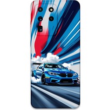 Galaxy S20 Ultra Uyumlu Araba Desenli Telefon Kılıfı + Ekran Koruyucu - 5762