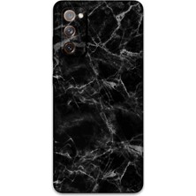 Galaxy S20 Fe Uyumlu Mermer Desenli Telefon Kılıfı + Ekran Koruyucu - 5815