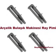 FullYedek Arçelik Üst Sepet Ray Arka Pim Bulaşık Makinesi Ray Arka Plastik