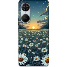 Reeder S19 Max Pro S Edge Uyumlu Çiçek Desenli Telefon Kılıfı + Ekran Koruyucu - 5792