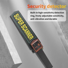 TeknoFaji Süper Scanner MD-3003B1 El Tipi Üst Arama Dedektörü 9V Pil Dahil