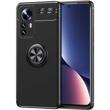 Xiaomi Mi 12 Pro Kılıf Joec Ravel Silikon Kapak-Siyah