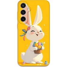 Galaxy S24 Plus Uyumlu Tavşan Desenli Telefon Kılıfı + Ekran Koruyucu - 5807