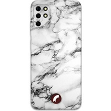 Reeder S19 Max Uyumlu Mermer Desenli Telefon Kılıfı + Ekran Koruyucu - 5817