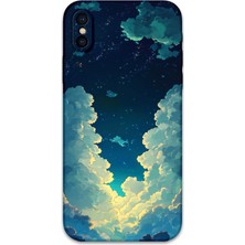 iPhone Xs Max Uyumlu Uzay Desenli Telefon Kılıfı + Ekran Koruyucu - 5868