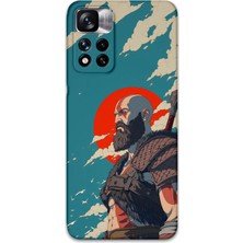 Poco M4 Pro 5g Uyumlu Kratos Desenli Telefon Kılıfı + Ekran Koruyucu - 5824