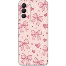 Tecno Camon 18 Uyumlu Kurdele Desenli Telefon Kılıfı + Ekran Koruyucu - 5802