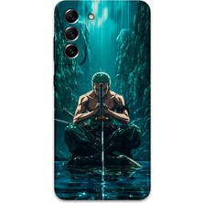 Galaxy S21 Fe Uyumlu Anime Desenli Telefon Kılıfı + Ekran Koruyucu - 5757